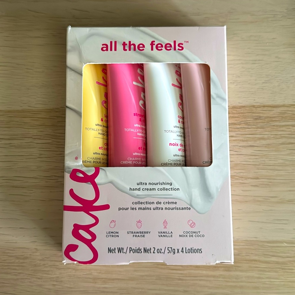 Cake Hand Cream Collection - 4 Lotions